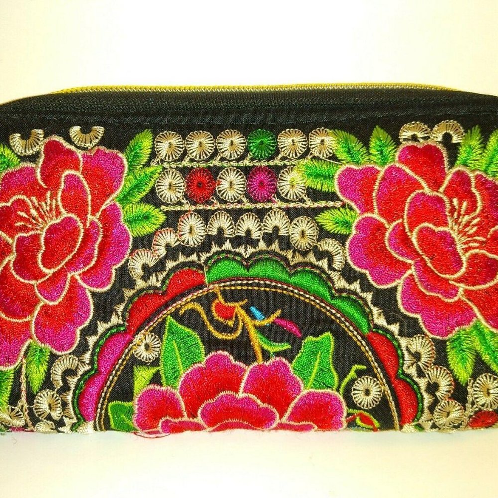 Embroidered Wallet